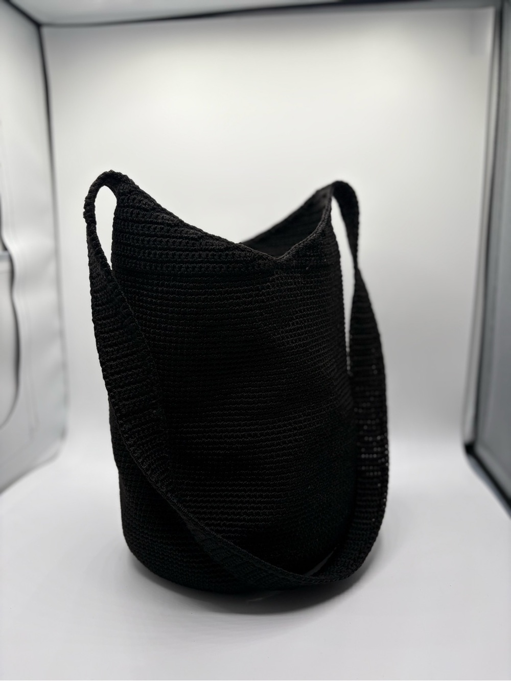 The Sak Knit bucket bag